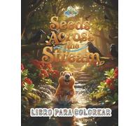 Seeds Across the Stream: Libro para Colorear | GQ07 (Compañeros de Libros para Colorear de GiggleQuest)