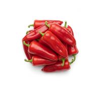 Seeds of Peperone Marconi Red 6g | variety Sweet and Productive | vegetable seeds High Germination Rate | Ideal for growing in Vegetable Garden, Pot and Garden | fruits Lunghi and Carnosi
