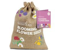 Seedsticks Blooming Flower Seeds Starter Kit - 30 Variety Wildflower & Cottage Garden Seed Collection - Grow Your Own Flowers - Gardening Gift Sack