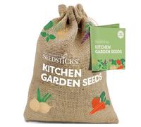 Seedsticks Kitchen Garden Seeds Starter Kit - 30 Variety Vegetable & Herb Seed Collection - Grow Your Own Veg & Herbs - Gardening Gift Sack