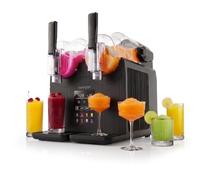 Seeger SuperSlush Twin, 4 Liter, Double Slush Machine for Home | 7 Programs - No Ice Cream Needed - Slush Puppy Maker - Slushi, Granita, Frappé, Milkshakes and more - Self Cleaning Mode