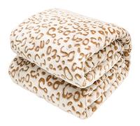 SEEGU Cheetah Blanket Animal Brown Throw Blankets,Leopard Print Blanket for Kids Adults, Soft Leopard Blankets and Throws Leopard Decor for Couch Sofa Bed 40 * 50 Inch (BP-08)