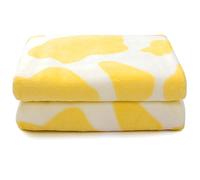 SEEGU Cozy Kids Blanket Bright Yellow Girls Fleece Throw Blanket Soft Fuzzy Gift Decor Stuff for Kids Girls Boys Toddlers Birthday