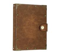 SEEHAN A5 Journal Vintage Binder Journal Notebook 200 Pages, PU Leather Blank Journal Sketchbook A5 Notepads Travel Journal for Writing Drawing