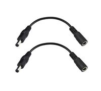 SEEHOM 2Pcs Reverse Polarity Converter Cable for Keyboards, Guitar Pedals, and Audio Devices - Converts Center Positive to Negative, Max 3A Current, Universal Power Adapter Cable