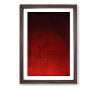 Seeing Red in Abstract Framed Print | A2 Walnut Framed Wall Art | Ready to Hang | Abstract Fantasy Picture | Living Room Bedroom Lounge Office