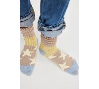 Seeing Stars Socks at Free People in Brown/Blue - female