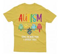 Seeing The World Autism Awareness Day Promoting Love and Acceptance T-Shirt #AD Daisy 5-6 Years
