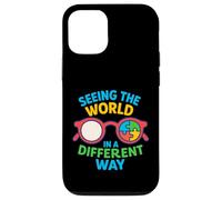 Seeing The World In A Different Way Autism Awareness Puzzle Case for iPhone 12/12 Pro