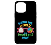 Seeing The World In A Different Way Autism Awareness Puzzle Case for iPhone 13 Pro Max