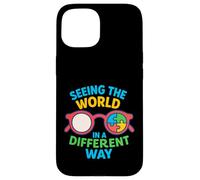 Seeing The World In A Different Way Autism Awareness Puzzle Case for iPhone 15