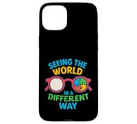 Seeing The World In A Different Way Autism Awareness Puzzle Case for iPhone 15 Plus