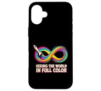 Seeing The World In Full Color Neurodiversity Awareness Case for iPhone 16 Plus