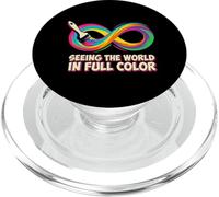 Seeing The World In Full Color Neurodiversity Awareness PopSockets PopGrip for MagSafe