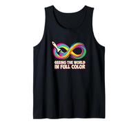 Seeing The World in Full Color Neurodiversity Awareness Tank Top