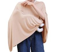 Seejoy - Nursing Cover for Breastfeeding, 360° Full Coverage Soft Breathable Rayon, Warm Natural Pink, Talla Única