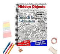 S nd Find Book, Funny Sea Creature Search Book, Find Spiral Bound Books | Find the Difference Picture Book, Puzzle Book, Spot, Marine Creature Puzzle Books for Home Preschool Kindergarten