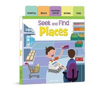 Seek And Find - Places : Early Learning Board Books With Tabs
