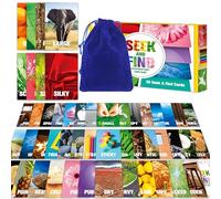 Seek and Find Scavenger Hunt Card Game, 50 Seek and Find Cards, Funny Games for Family, Toddlers, Kids, Adults-Outside, Yard, Camping Activities