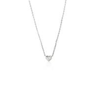 Seek + Find My Love Silver Heart Necklace