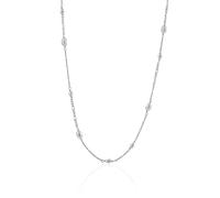 Seek + Find Worthy Silver Freshwater Pearl Necklace - Silver