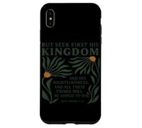 Seek First His Kingdom Christian Jesus God Religious Faith Case for iPhone XS Max