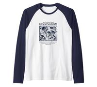 S irst The Kingdom Matthew 6:33 Christian Bible Verse Raglan Baseball Tee