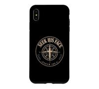 Seek His Face Psalm 105:4 Christian Faith Men Women Case for iPhone XS Max