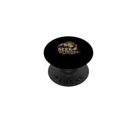 Seek His Presence Not Things Christian Mountains PopSockets Adhesive PopGrip