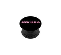 Seek Jesus, But First Let Me Thank God, Saves, Christian PopSockets Adhesive PopGrip