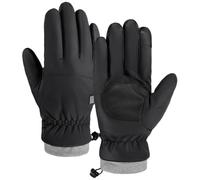 SEEK SURE Winter Waterproof Thermal Glvoes for Men Women Windproof Ski Snow Cold Weather Thermal with Touchscreen Finger for Running Driving Cycling, Black