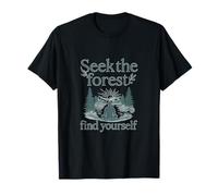 Seek the Forest Find Yourself Cottagecore Nature T-Shirt