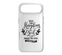Seek The Kingdom Of God Above All Else Christian Quote Case for iPhone Air