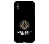 Seek The Light Daily Freemason Motto Case for iPhone XS Max