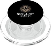 Seek The Light Daily Freemason Motto PopSockets PopGrip for MagSafe