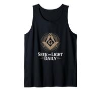 Seek The Light Daily Freemason Motto Tank Top