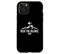 Seek The Silence 0dB Mountain Hiking Introvert Outdoors Case for iPhone 11 Pro