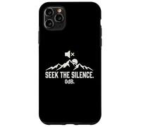 Seek The Silence 0dB Mountain Hiking Introvert Outdoors Case for iPhone 11 Pro Max