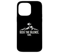 Seek The Silence 0dB Mountain Hiking Introvert Outdoors Case for iPhone 14 Pro Max