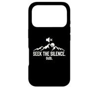 Seek The Silence 0dB Mountain Hiking Introvert Outdoors Case for iPhone 17 Pro