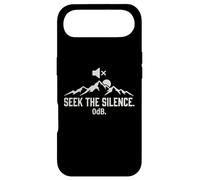 Seek The Silence 0dB Mountain Hiking Introvert Outdoors Case for iPhone Air