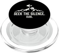 Seek The Silence 0dB Mountain Hiking Introvert Outdoors PopSockets PopGrip for MagSafe