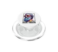 Seek Truth Cool Socratic Philosophy Socrates Quote PopSockets PopGrip for MagSafe