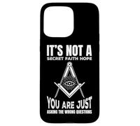 Seek Truth Not Secrets Symbolic Eye Geometry Freemasonry Case for iPhone 15 Pro Max