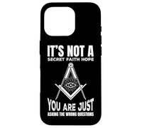 Seek Truth Not Secrets Symbolic Eye Geometry Freemasonry Case for iPhone 16 Pro