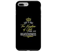 Seek Ye First Kingdom God Matthew Bible t shirt Case for iPhone 7 Plus/8 Plus