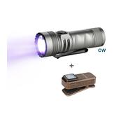 Seeker 4 Mini Cool White Light EDC Torch With 365nm UV Light Ti + Oclip CU