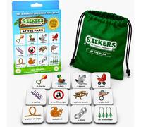 SEEKERS Scavenger Hunt Game: At the Park Add-On Pack, Garden Game for Kids | Garden Games for Kids | 12 Magnets in a Storage Bag | Outdoor Games for Kids | Sensory Play | Magnetic Board Sold Separately