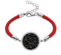 Seeking Lits Formulas Science Calculus Figure Lucky Red String Bracelet Rope Bracelet Handmade