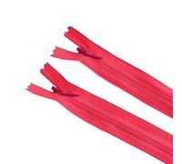 Seeking ROAM Invisible Zippers, Nylon Coil, #3, 2 Pieces (Hot Pink, 20")